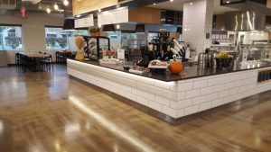 restaurant flooring by black bear